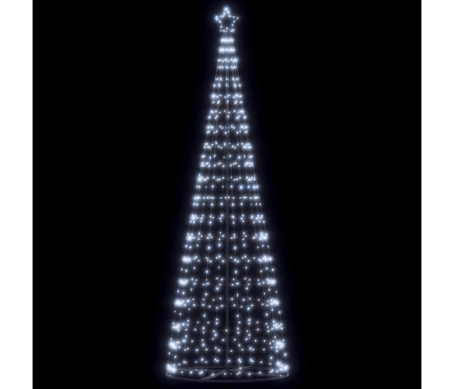 Árbol de Navidad LED 550 LEDs blanco frío 304 cm