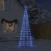 Árbol de Navidad LED 550 LEDs azul 304 cm