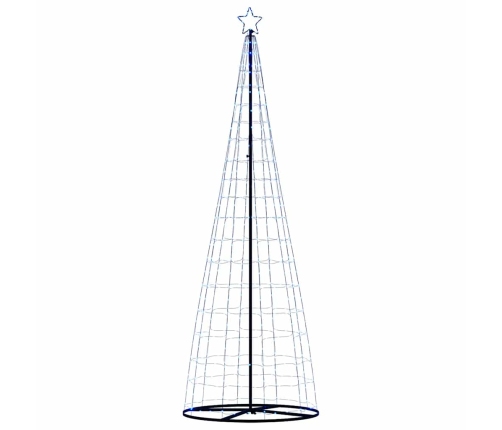 Árbol de Navidad LED 550 LEDs azul 304 cm