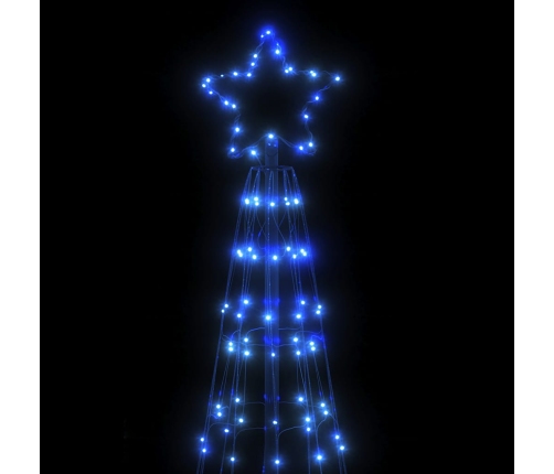 Árbol de Navidad LED 550 LEDs azul 304 cm