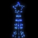 Árbol de Navidad LED 550 LEDs azul 304 cm