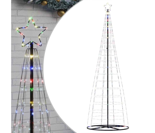 Árbol de Navidad LED 550 LEDs de colores 304 cm