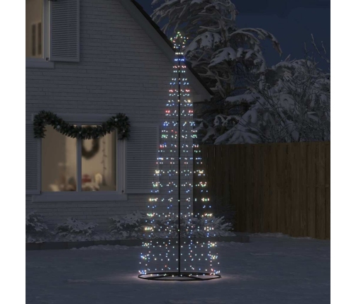 Árbol de Navidad LED 550 LEDs de colores 304 cm