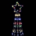 Árbol de Navidad LED 550 LEDs de colores 304 cm