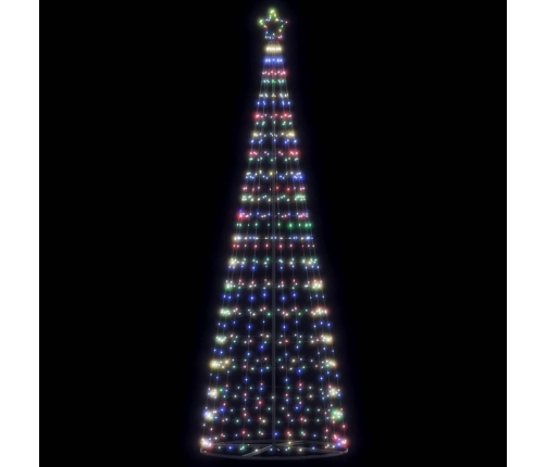 Árbol de Navidad LED 550 LEDs de colores 304 cm