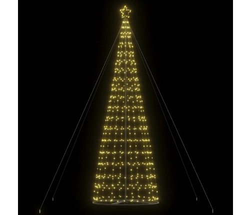 Árbol de Navidad LED 1534 LEDs blanco cálido 503 cm