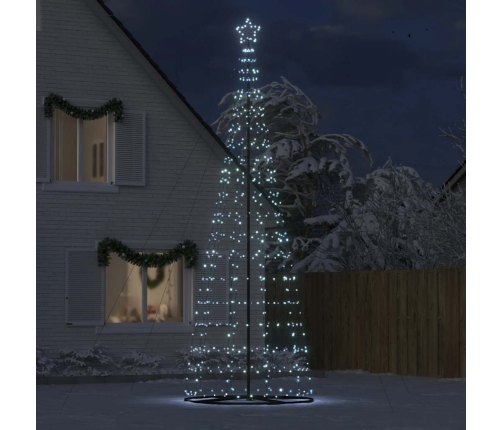 Árbol de Navidad LED 1534 LEDs blanco frío 503 cm