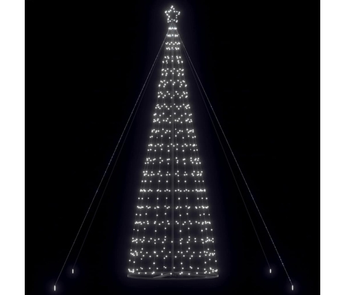 Árbol de Navidad LED 1534 LEDs blanco frío 503 cm