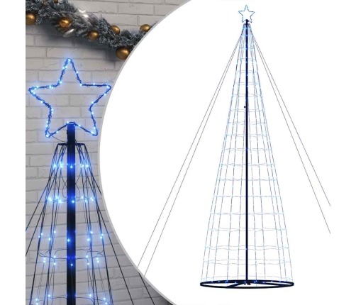 Árbol de Navidad LED 1534 LEDs azul 503 cm