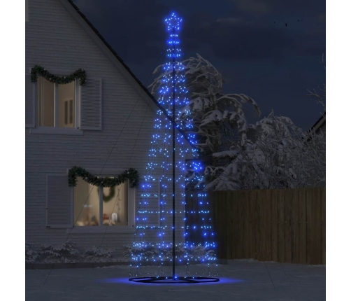 Árbol de Navidad LED 1534 LEDs azul 503 cm