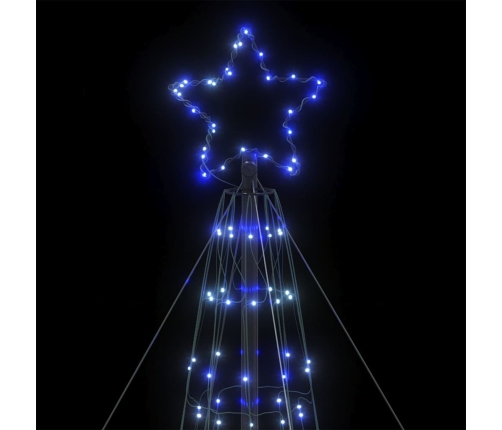 Árbol de Navidad LED 1534 LEDs azul 503 cm