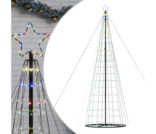 Árbol de Navidad LED 1534 LEDs de colores 503 cm