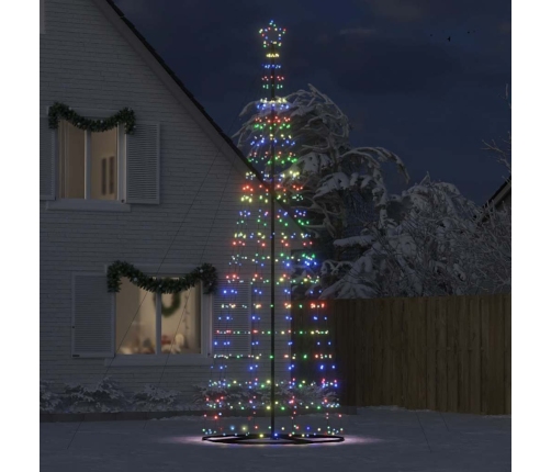 Árbol de Navidad LED 1534 LEDs de colores 503 cm