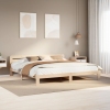 Estructura de cama sin colchón madera maciza de pino 180x200 cm