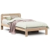 Estructura de cama sin colchón madera maciza pino 75x190 cm