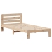 Estructura de cama sin colchón madera maciza pino 75x190 cm