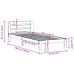 Estructura de cama sin colchón madera maciza marrón 90x190 cm