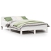 Estructura de cama sin colchón madera de pino blanco 135x190 cm
