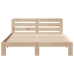 Estructura de cama sin colchón madera maciza de pino 140x190 cm