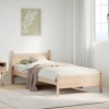 Estructura de cama sin colchón madera maciza de pino 90x190 cm