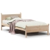 Estructura de cama sin colchón madera maciza pino 75x190 cm