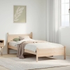 Estructura de cama sin colchón madera maciza pino 75x190 cm