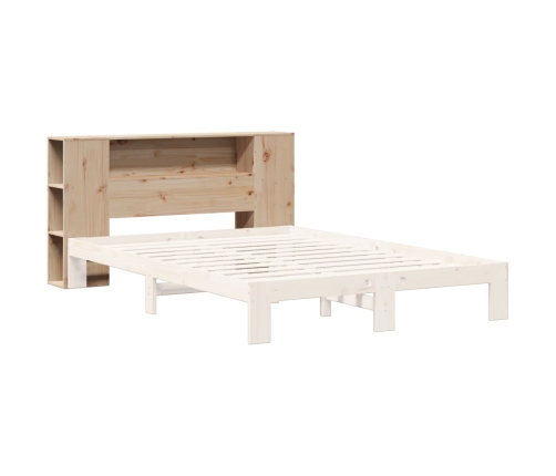 Cabecero de cama con almacenaje madera maciza de pino 160 cm