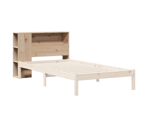 Cabecero de cama con almacenaje madera maciza de pino 100 cm