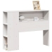 Cabecero de cama almacenaje madera maciza pino blanco 90 cm