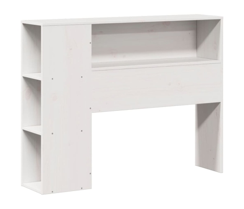 Cabecero de cama almacenaje madera maciza pino blanco 90 cm