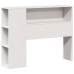 Cabecero de cama almacenaje madera maciza pino blanco 90 cm