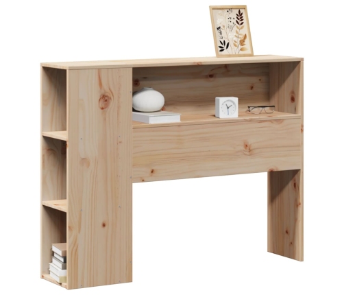 Cabecero de cama con almacenaje madera maciza de pino 75 cm