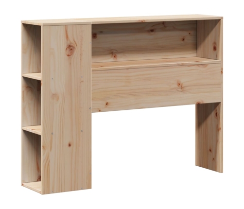 Cabecero de cama con almacenaje madera maciza de pino 75 cm