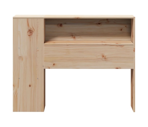 Cabecero de cama con almacenaje madera maciza de pino 75 cm