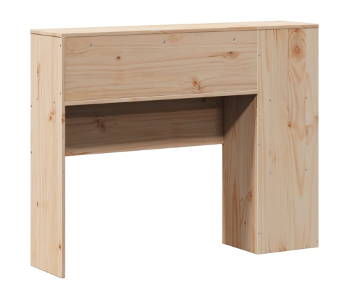 Cabecero de cama con almacenaje madera maciza de pino 75 cm