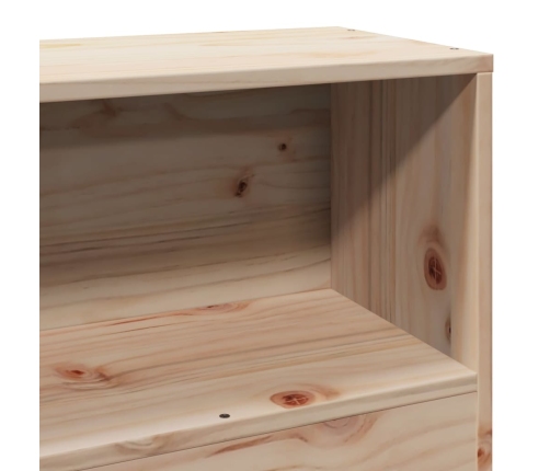 Cabecero de cama con almacenaje madera maciza de pino 75 cm