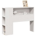 Cabecero de cama almacenaje madera maciza pino blanco 75 cm