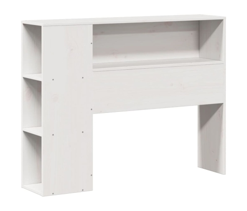 Cabecero de cama almacenaje madera maciza pino blanco 75 cm