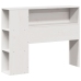 Cabecero de cama almacenaje madera maciza pino blanco 75 cm