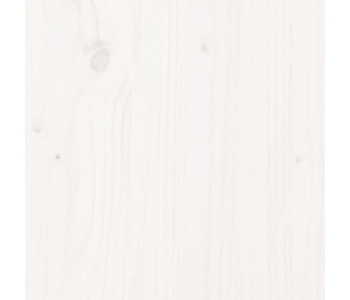 Cabecero de cama almacenaje madera maciza pino blanco 75 cm