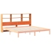 Cabecero de cama almacenaje madera maciza pino marrón 200 cm