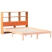 Cabecero de cama almacenaje madera maciza pino marrón 160 cm