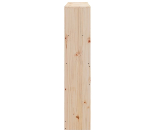 Cabecero de cama con almacenaje madera maciza de pino 140 cm