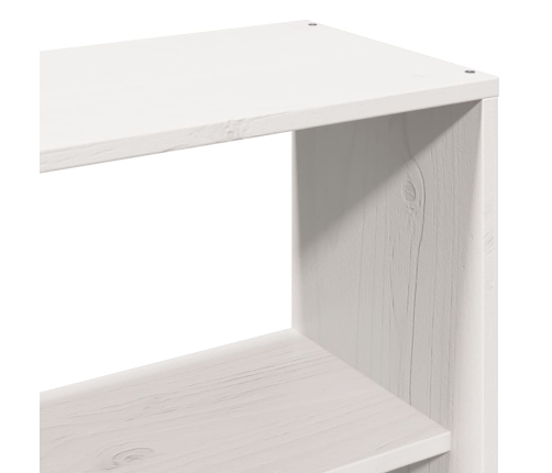 Cabecero de cama almacenaje madera maciza pino blanco 140 cm