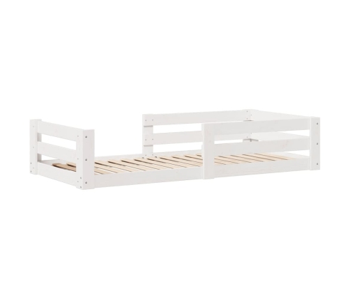 Estructura cama sin colchón madera maciza pino blanca 100x200cm