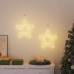 Luces de Navidad Silueta Estrella 2piezas 50 LEDs blanco cálido