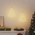 Luces de Navidad Silueta de Árbol 2 piezas 50LEDs blanco cálido