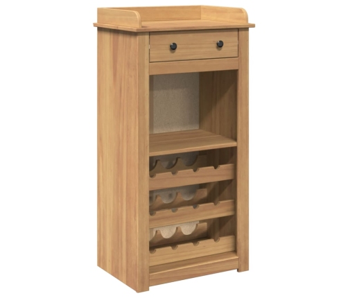 Mueble botellero Panama madera maciza de pino 57x40x111,5 cm