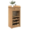 Mueble botellero Panama madera maciza de pino 57x40x111,5 cm