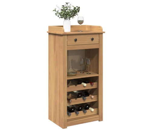 Mueble botellero Panama madera maciza de pino 57x40x111,5 cm